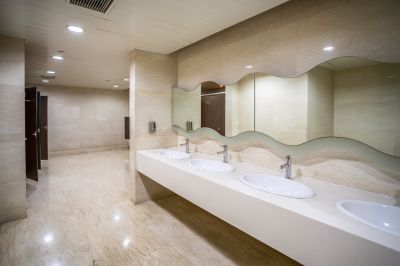 Bathroom with Smart Technology