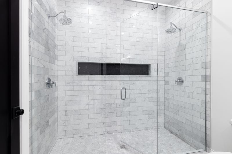 Open Shower with Minimal Hardware